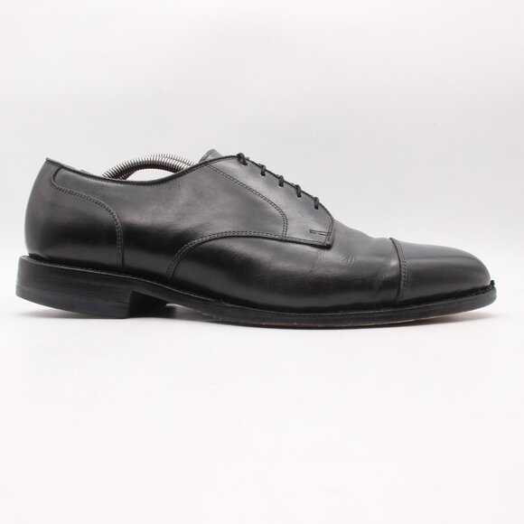 Allen Edmonds Captoe Cortland Men\'s Size 12 D Black Oxford Made USA Dress Shoes main image 8